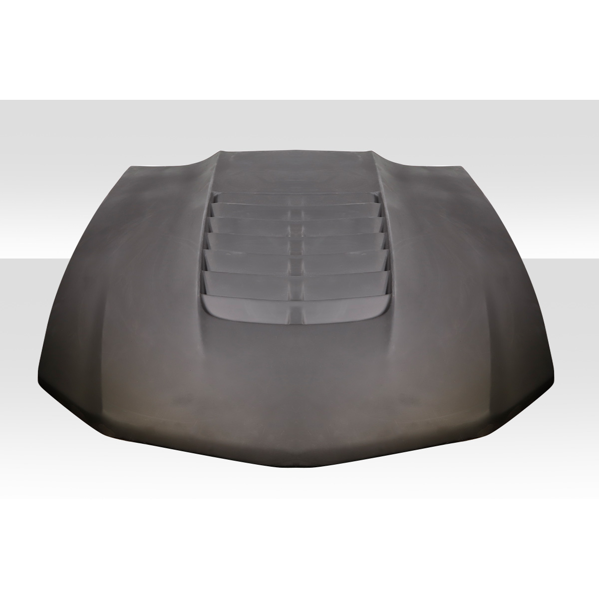 Modify your Ford Mustang 2010 with our Exterior/Hoods - Front view of hood at slightly low angle