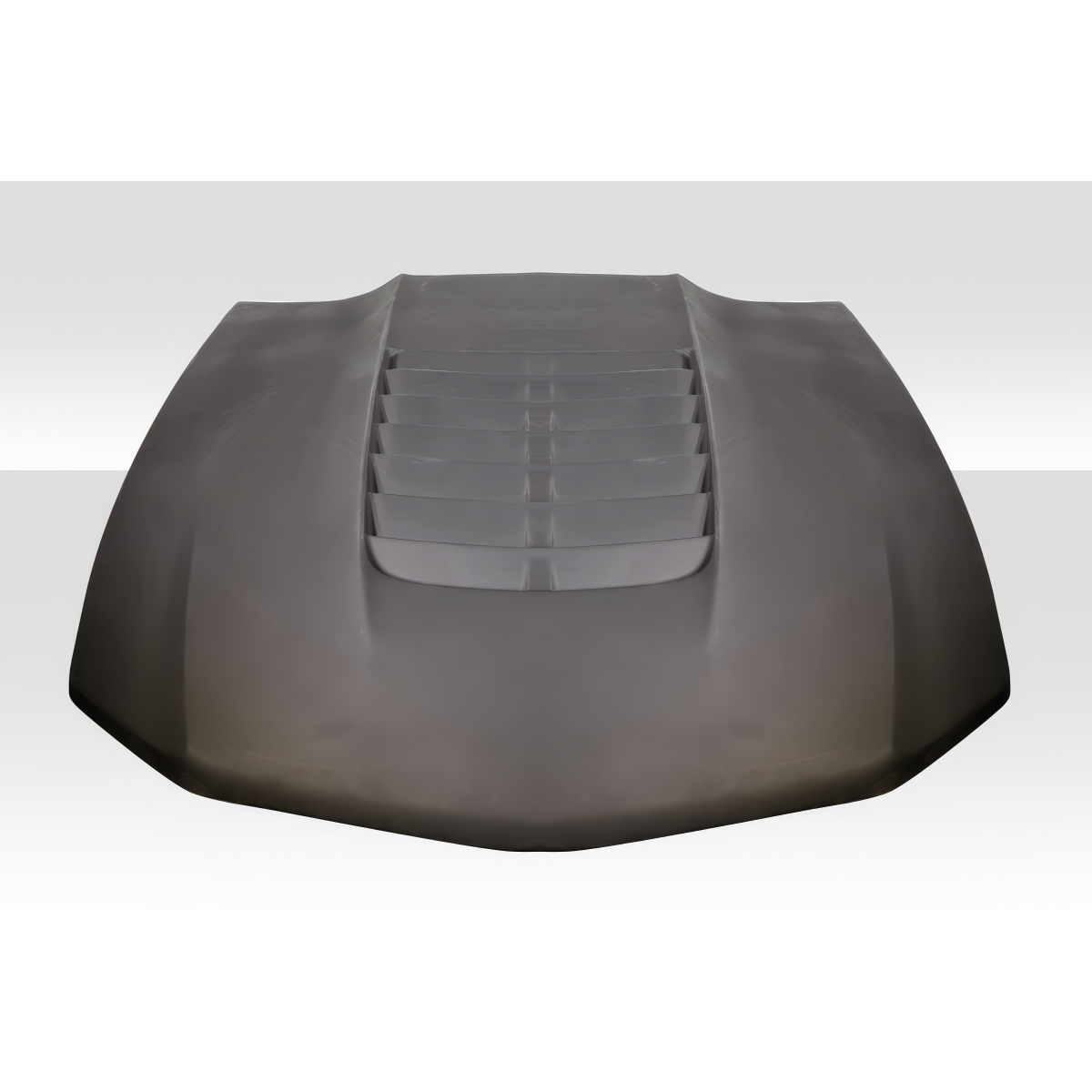 Modify your Ford Mustang 2010 with our Exterior/Hoods - Front view of the hood part at a straight angle