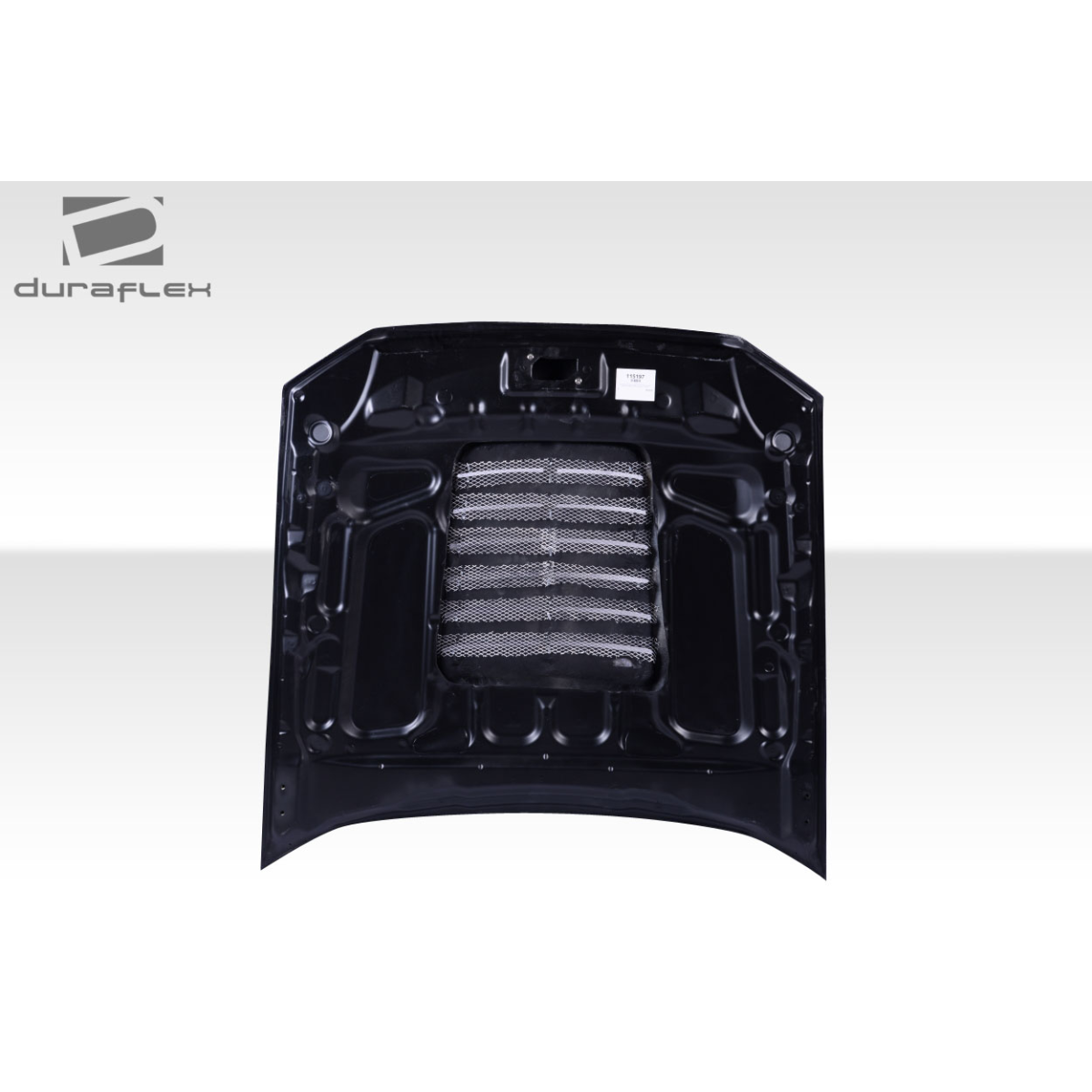 Modify your Ford Mustang 2013 with our Exterior/Hoods - Part viewed from the front at a straight angle