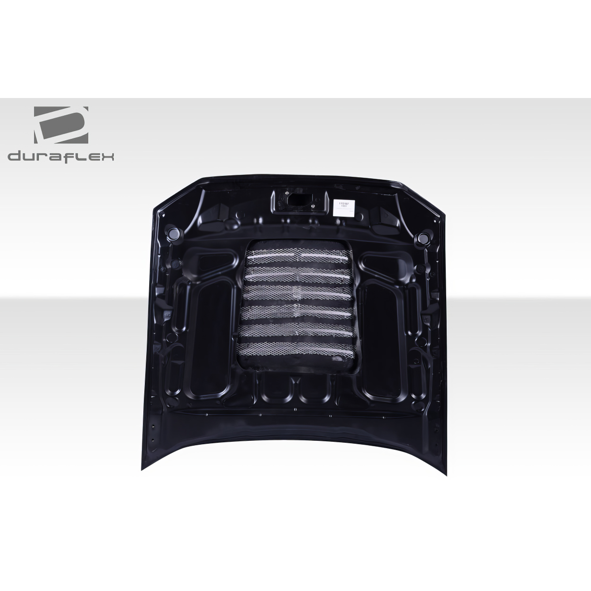 Modify your Ford Mustang 2013 with our Exterior/Hoods - Top down view of the hood at a 90 degree angle