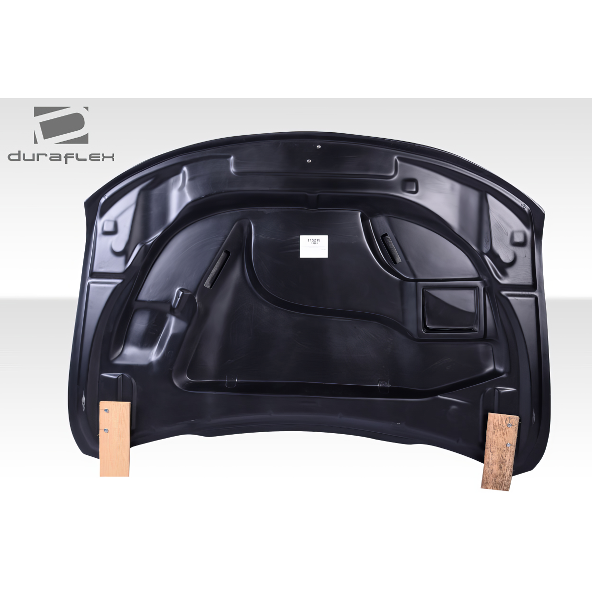 Modify your Jeep Cherokee 2011 with our Exterior/Hoods - Seen from a flat frontal perspective