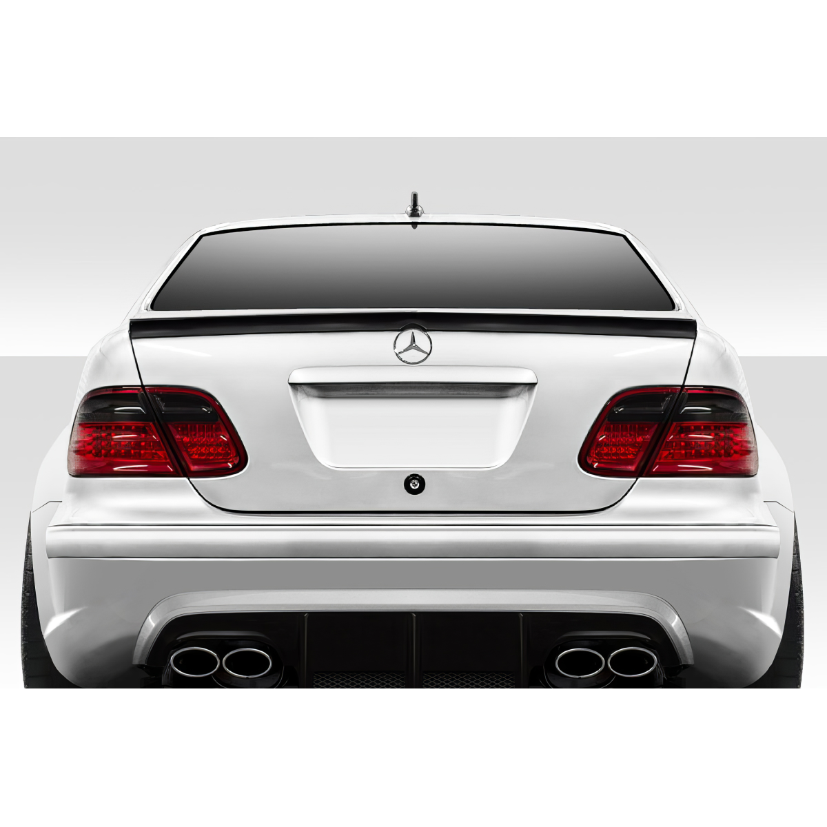 Modify your Mercedes-Benz CLK-Class 1998 with our Exterior/Wings - Rear view straight on angle