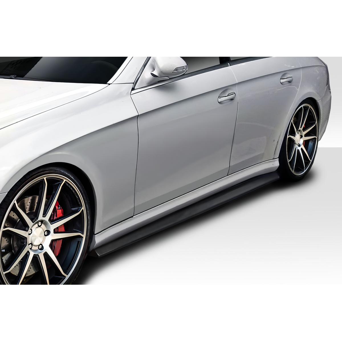 Modify your Mercedes-Benz CLS-Class 2006 with our Exterior/Other Exterior - Side angle showcasing the side skirt design