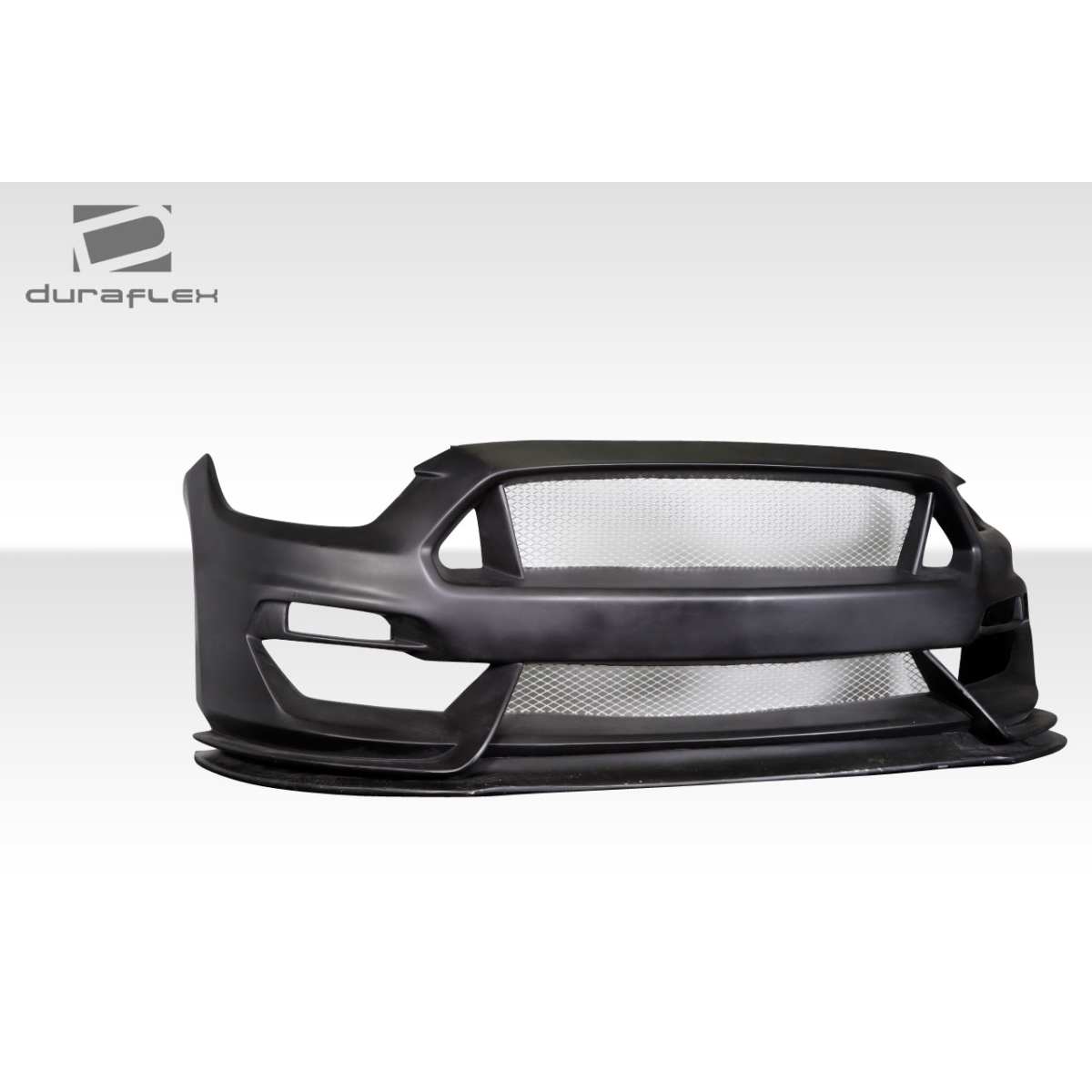 Modify your Ford Mustang 2015 with our Exterior/Front Bumpers or Lips - Angle shows front view of bumper part