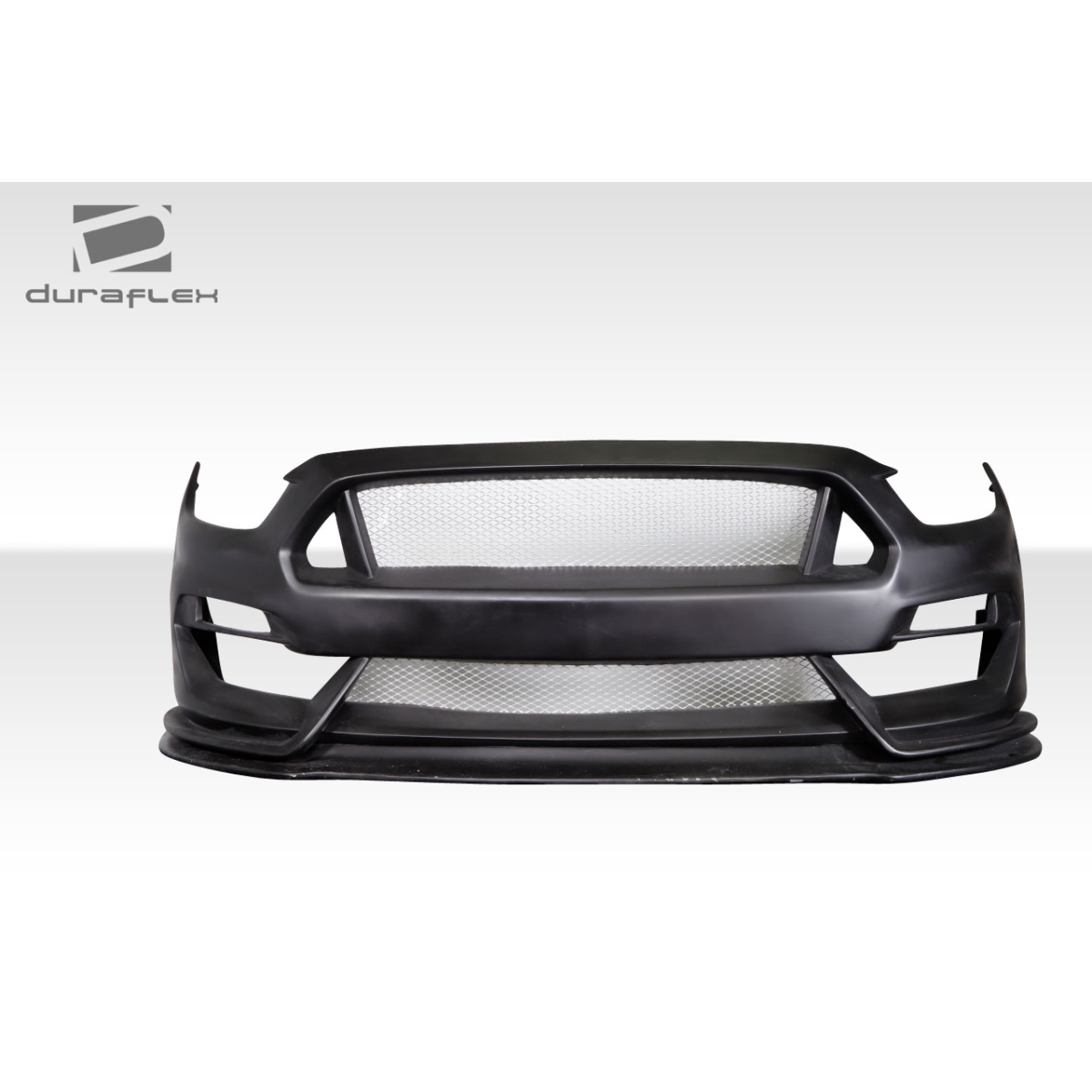 Modify your Ford Mustang 2015 with our Exterior/Front Bumpers or Lips - Front view highlighting bumper design features