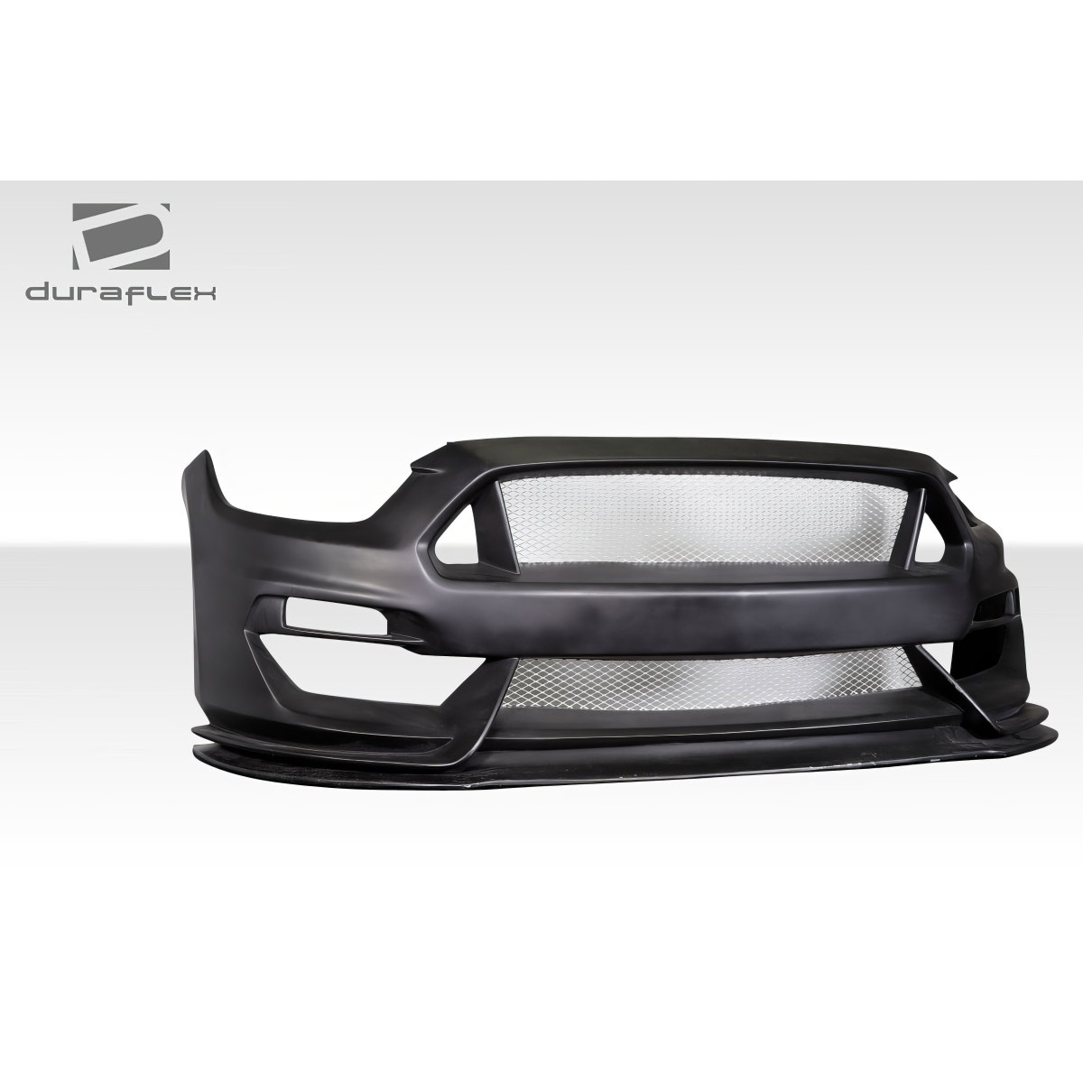 Modify your Ford Mustang 2015 with our Exterior/Front Bumpers or Lips - Front view of a bumper part at eye level