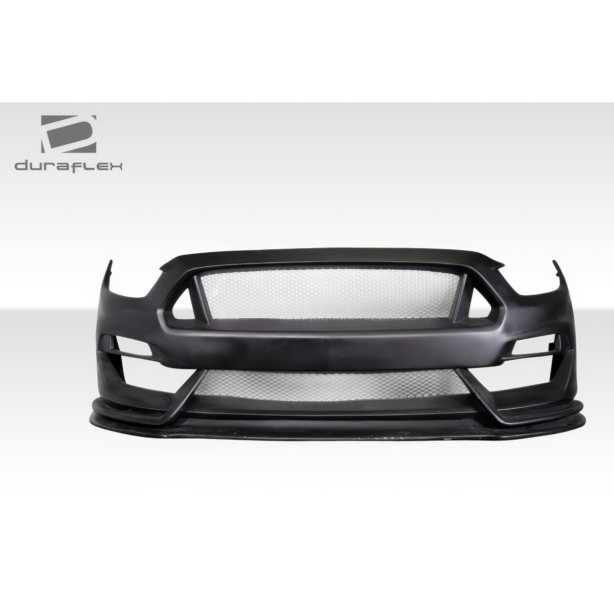 Modify your Ford Mustang 2015 with our Exterior/Front Bumpers or Lips - Front view of a car bumper