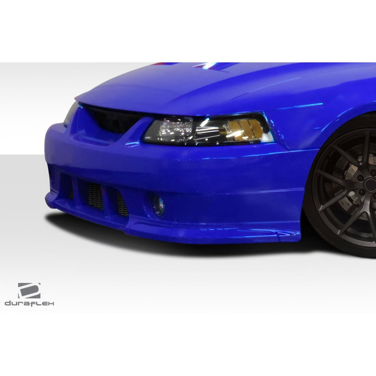 Modify your Ford Mustang 1999 with our Exterior/Front Bumpers or Lips - Front angle of the bumper and vehicle visible