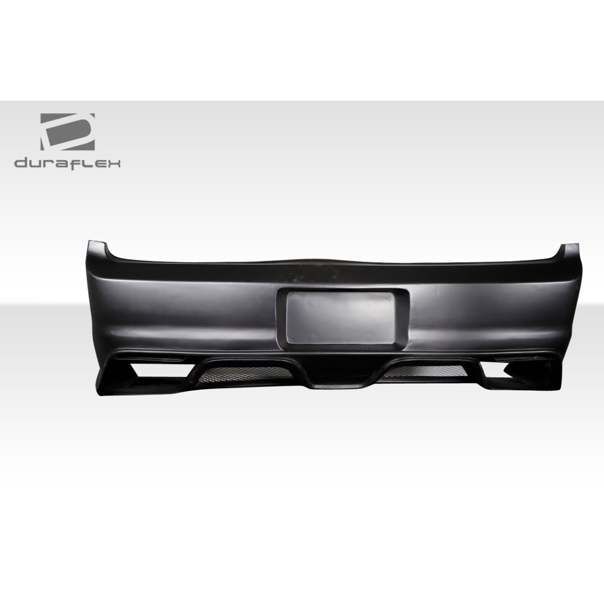 Modify your Ford Mustang 2005 with our Exterior/Rear Bumpers or Lips - Viewed straight on showing the rear bumper design