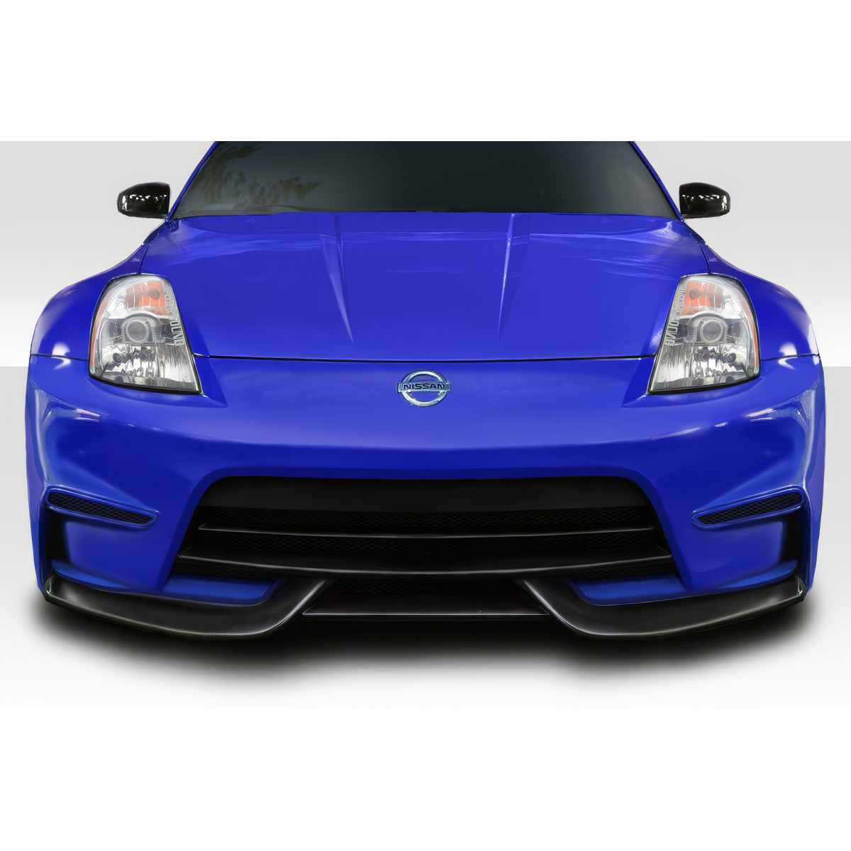 Modify your Nissan 350Z 2003 with our Exterior/Front Bumpers or Lips - Front view of vehicle at eye level angle