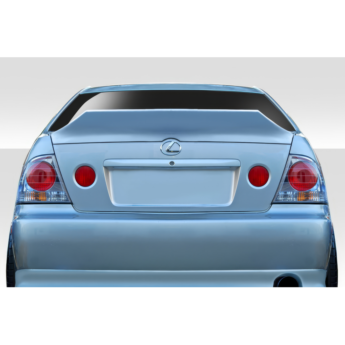 Modify your Lexus IS Series 2000 with our Exterior/Wings - Rear view at a straight angle from behind