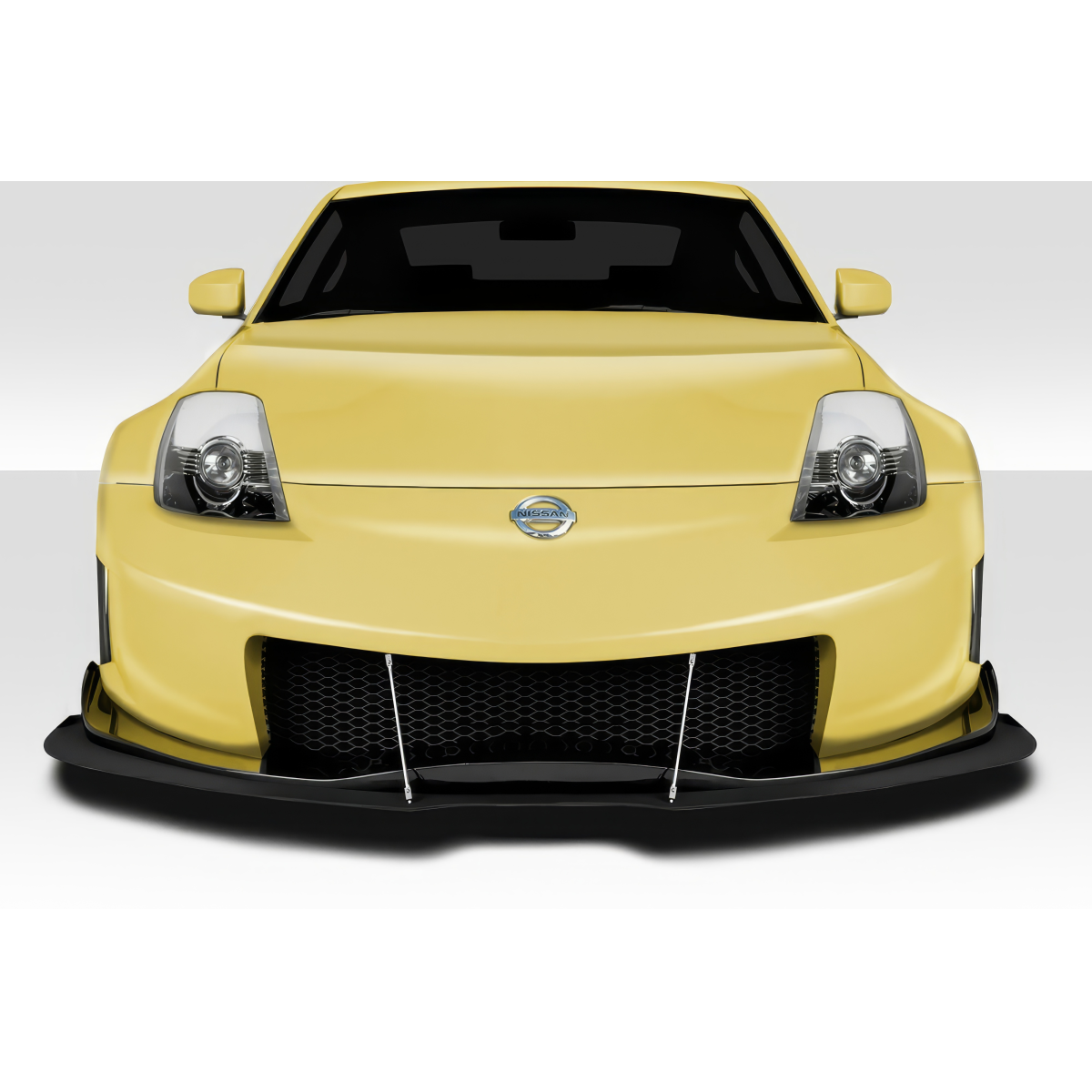 Modify your Nissan 350Z 2003 with our Exterior/Other Exterior - Front view of Nissan 350Z showing front lip splitter