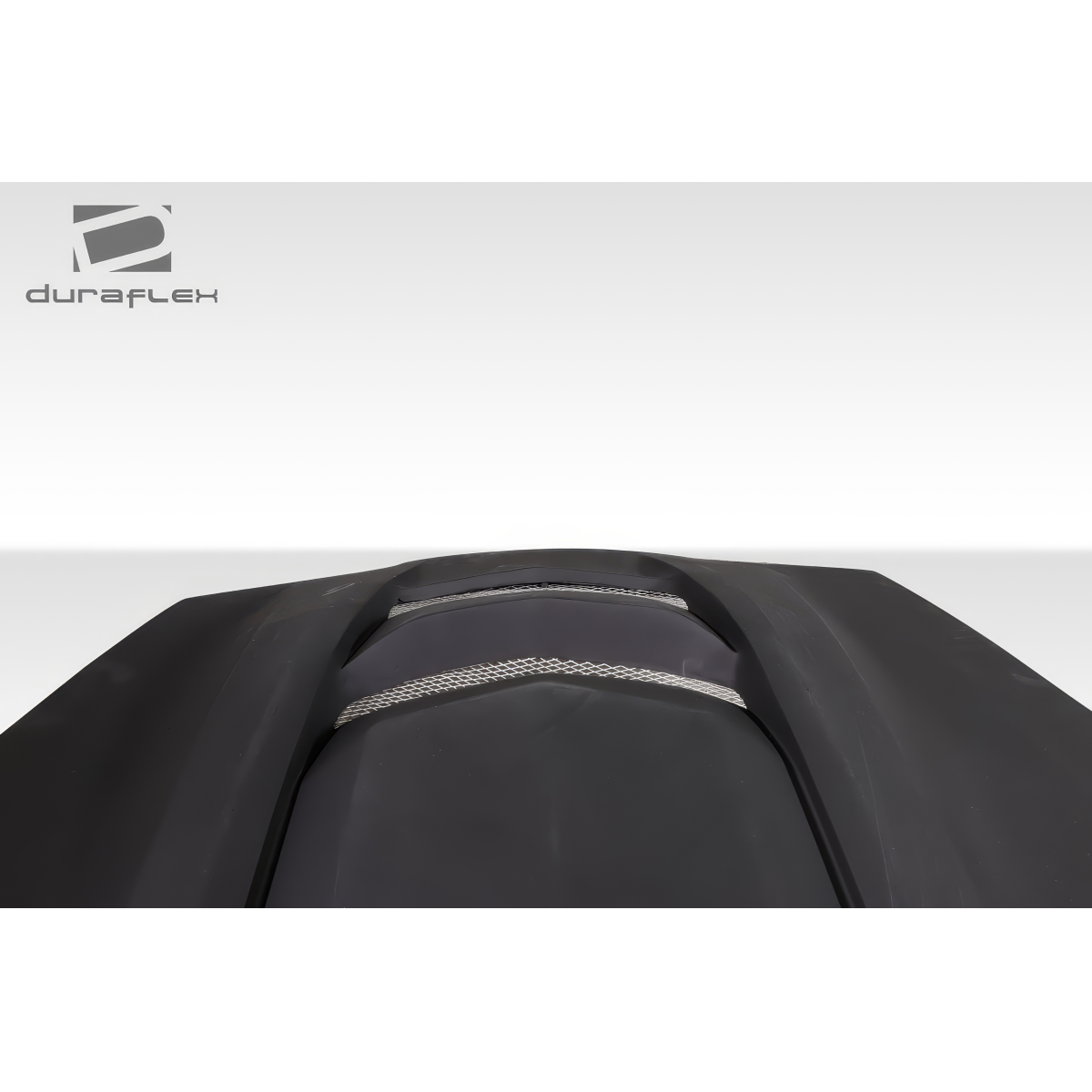 Modify your Chevrolet Corvette 2005 with our Exterior/Hoods - Top down view of the hood at a slight angle