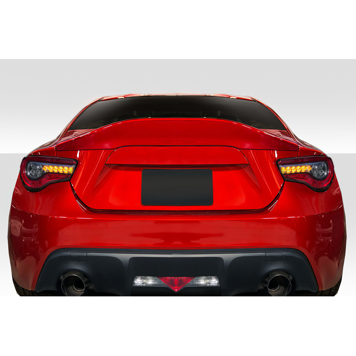 Modify your Subaru BRZ 2013 with our Exterior/Wings - Rear view of vehicle at eye level angle