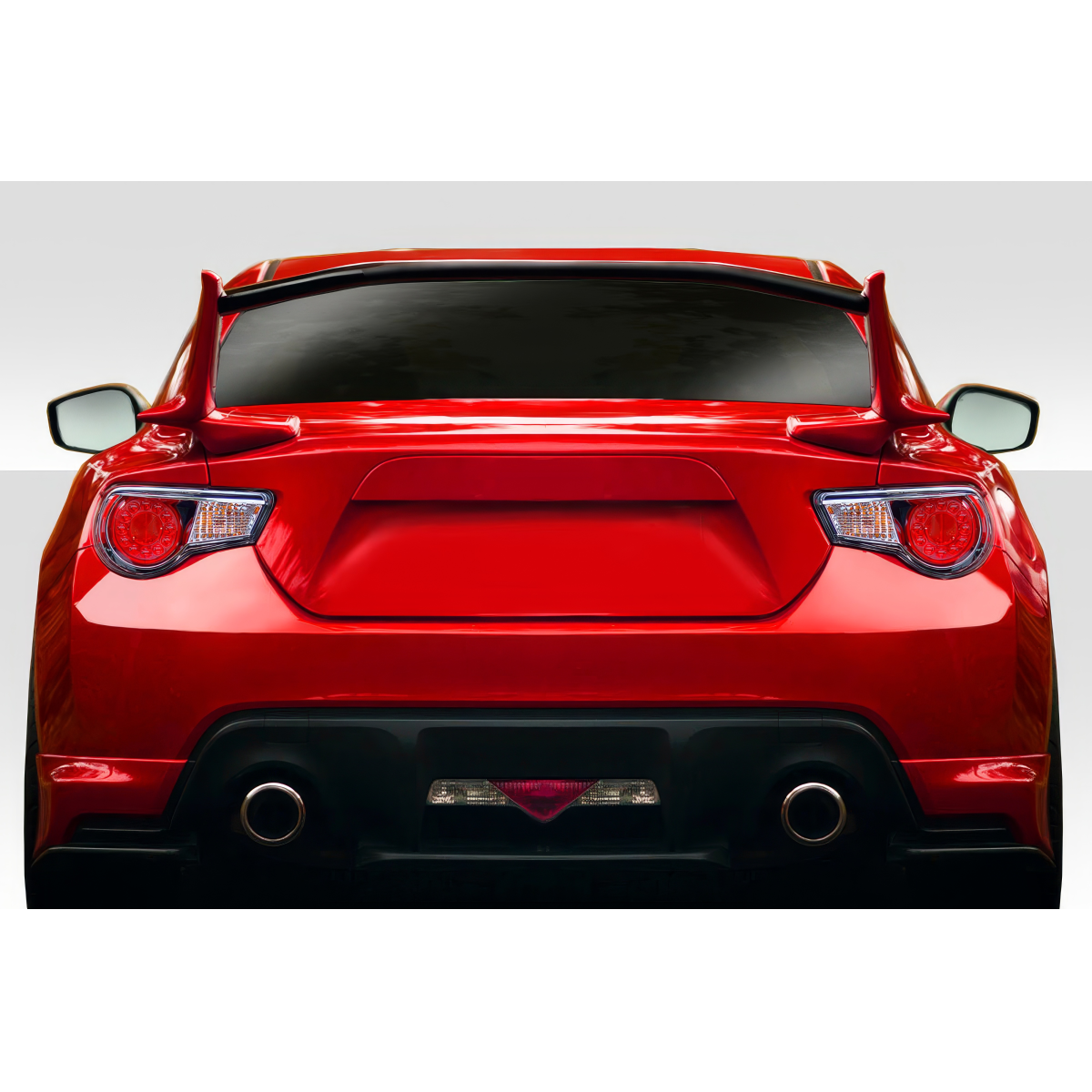 Modify your Subaru BRZ 2013 with our Exterior/Wings - Rear view of vehicle at eye level angle