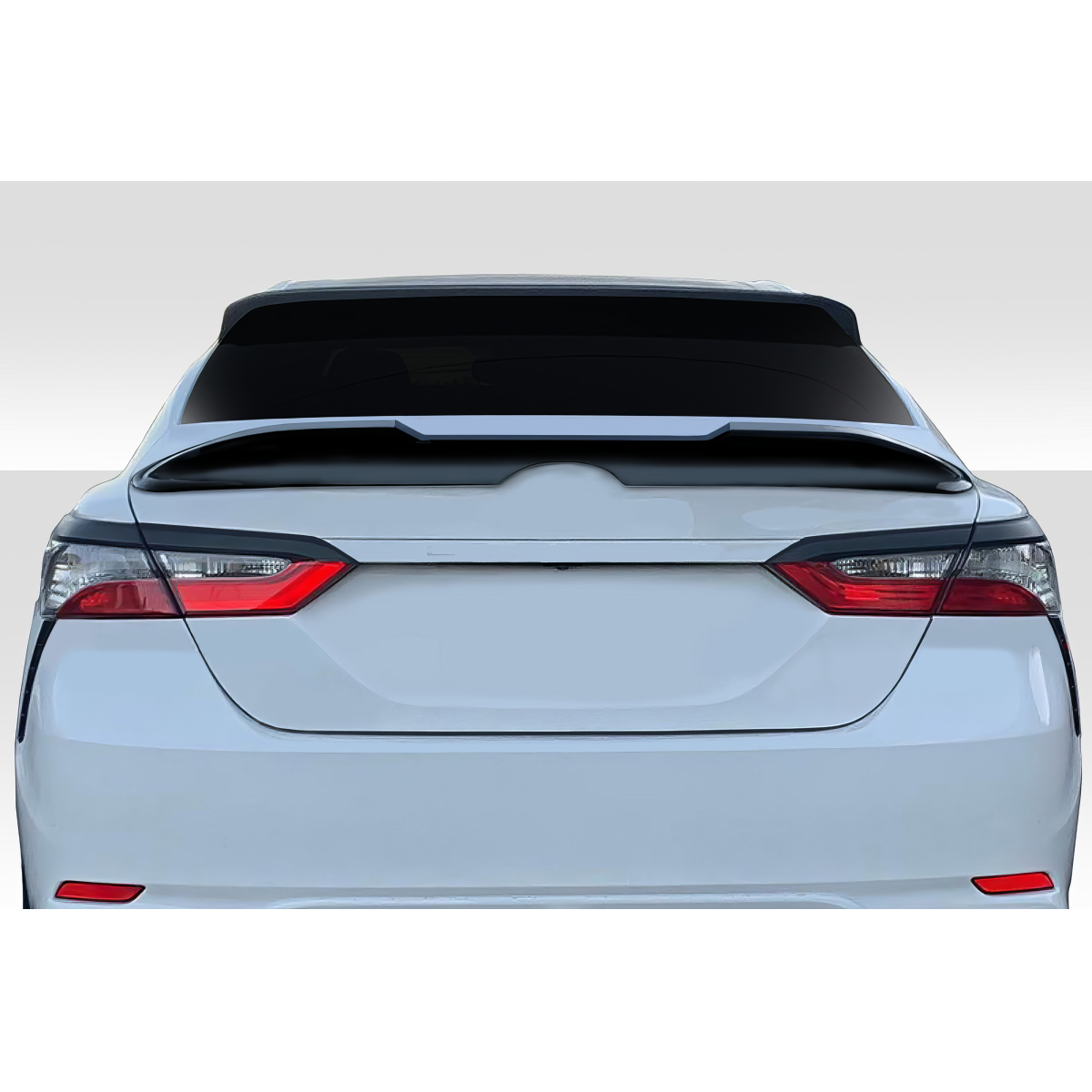 Modify your Toyota Camry 2018 with our Exterior/Wings - Rear view at slightly elevated angle