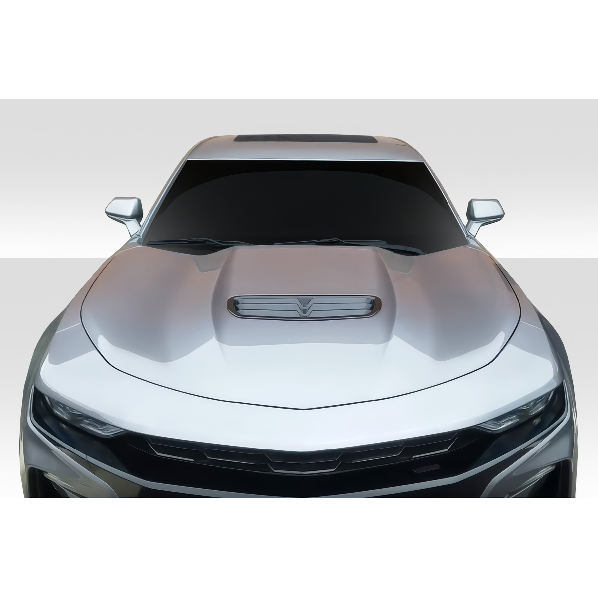 Modify your Chevrolet Camaro 2016 with our Exterior/Hoods - Top down view of the hood on the vehicle