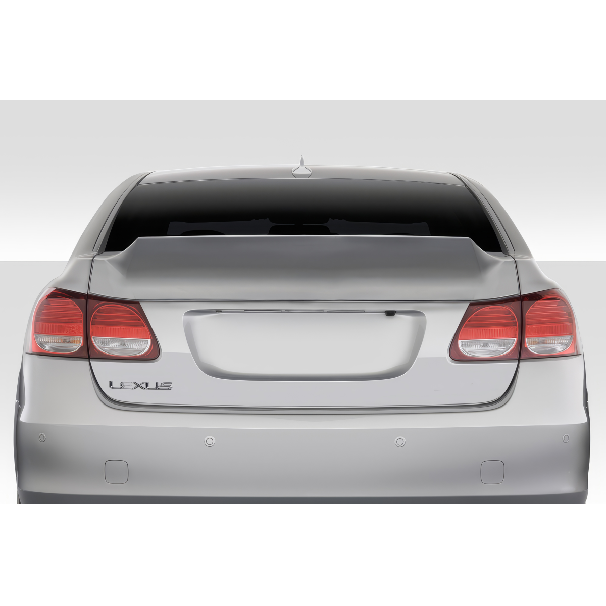 Modify your Lexus GS300 2006 with our Exterior/Wings - Rear view of the Lexus at a straight angle