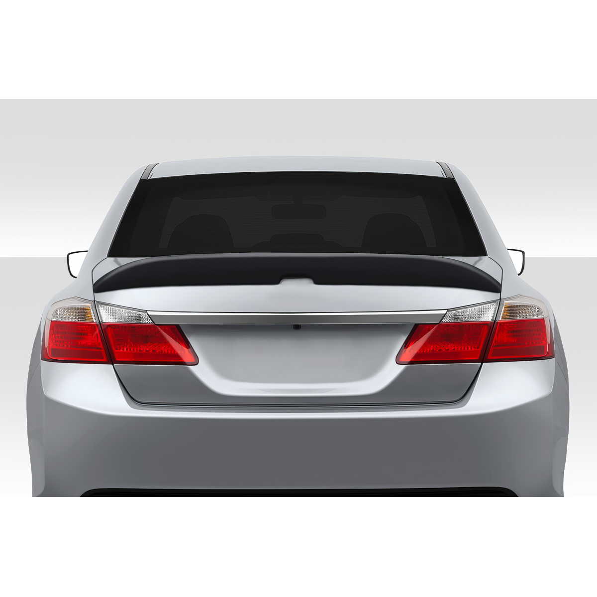 Modify your Honda Accord 2013 with our Exterior/Wings - View from the rear at a straight angle