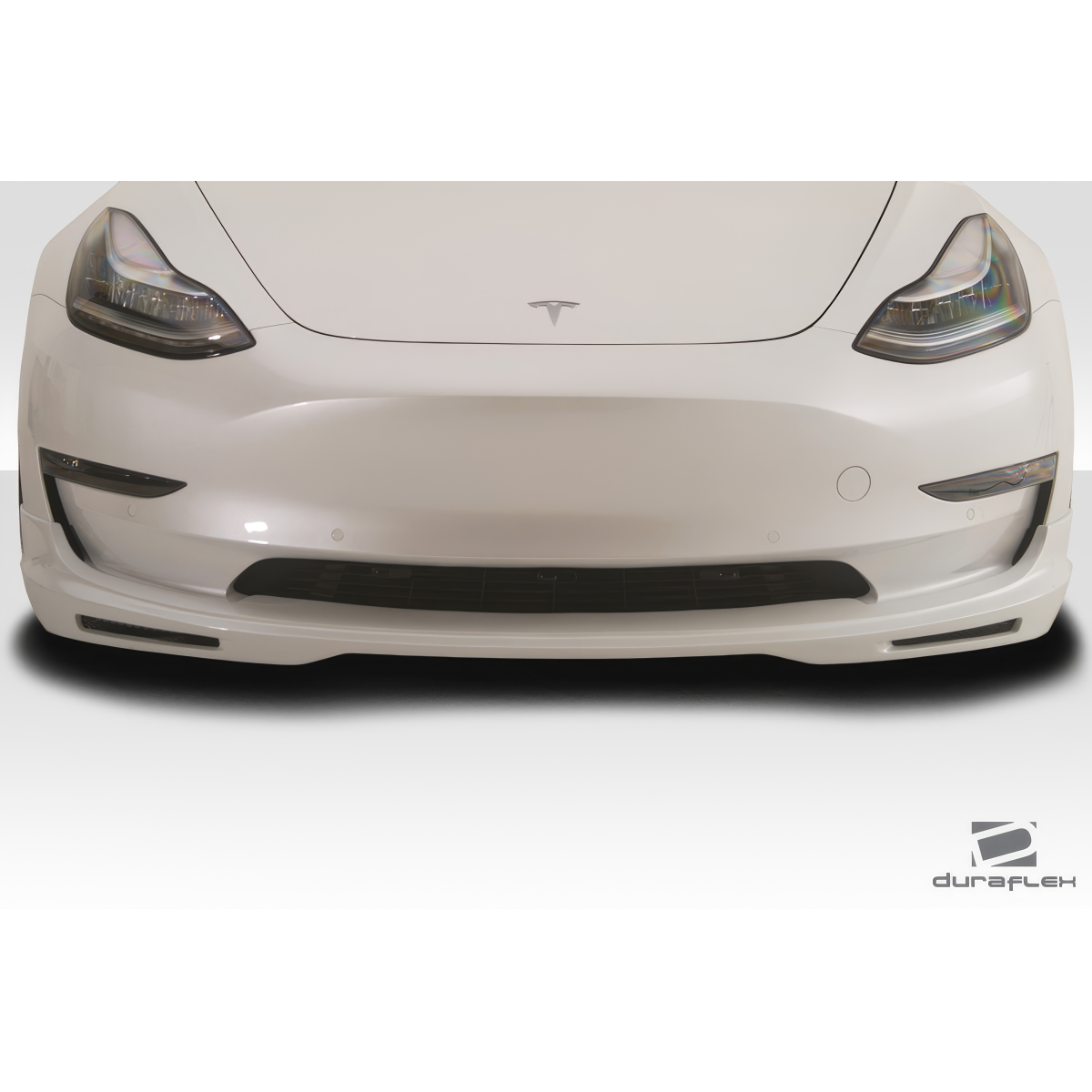 Modify your Tesla 3 2018 with our Exterior/Complete Body Kits - Front view of a Tesla Model 3 part at eye level