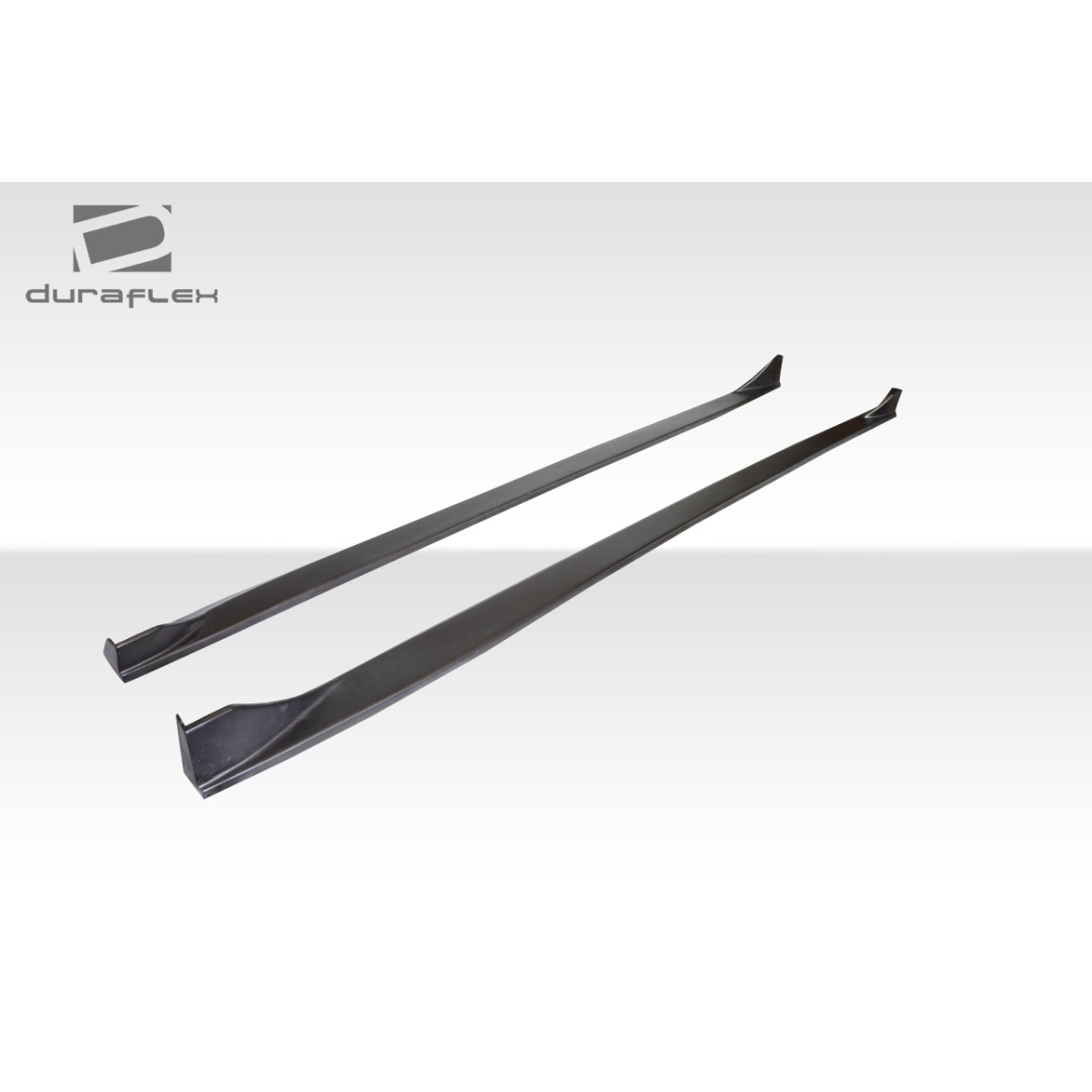 Modify your Tesla 3 2018 with our Exterior/Side Skirts - Side view showcasing two side skirts laid flat