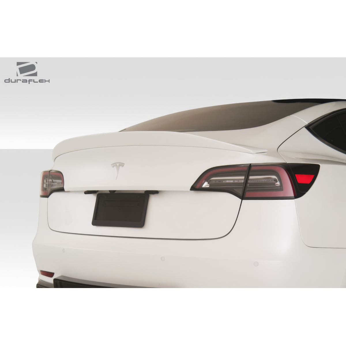 Modify your Tesla 3 2018 with our Exterior/Complete Body Kits - Rear angle view of Tesla Model 3 body kit part