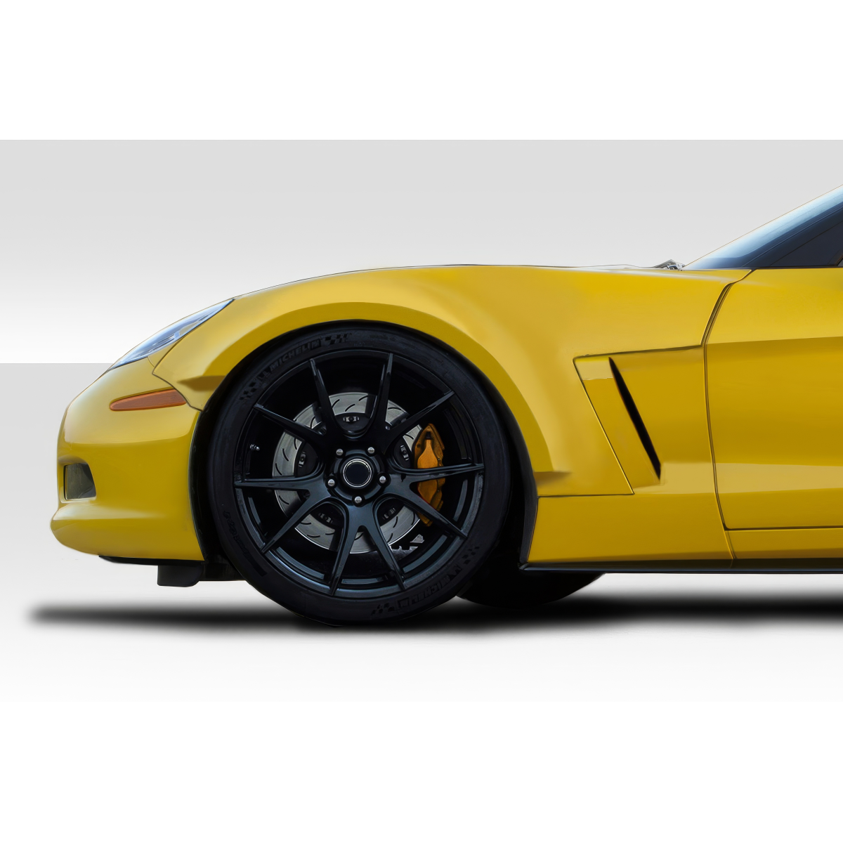 Modify your Chevrolet Corvette 2005 with our Exterior/Fenders - Image shows front left fender at side angle