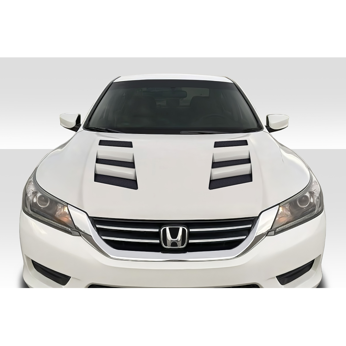 Modify your Honda Accord 2013 with our Exterior/Hoods - Front view and slightly elevated angle