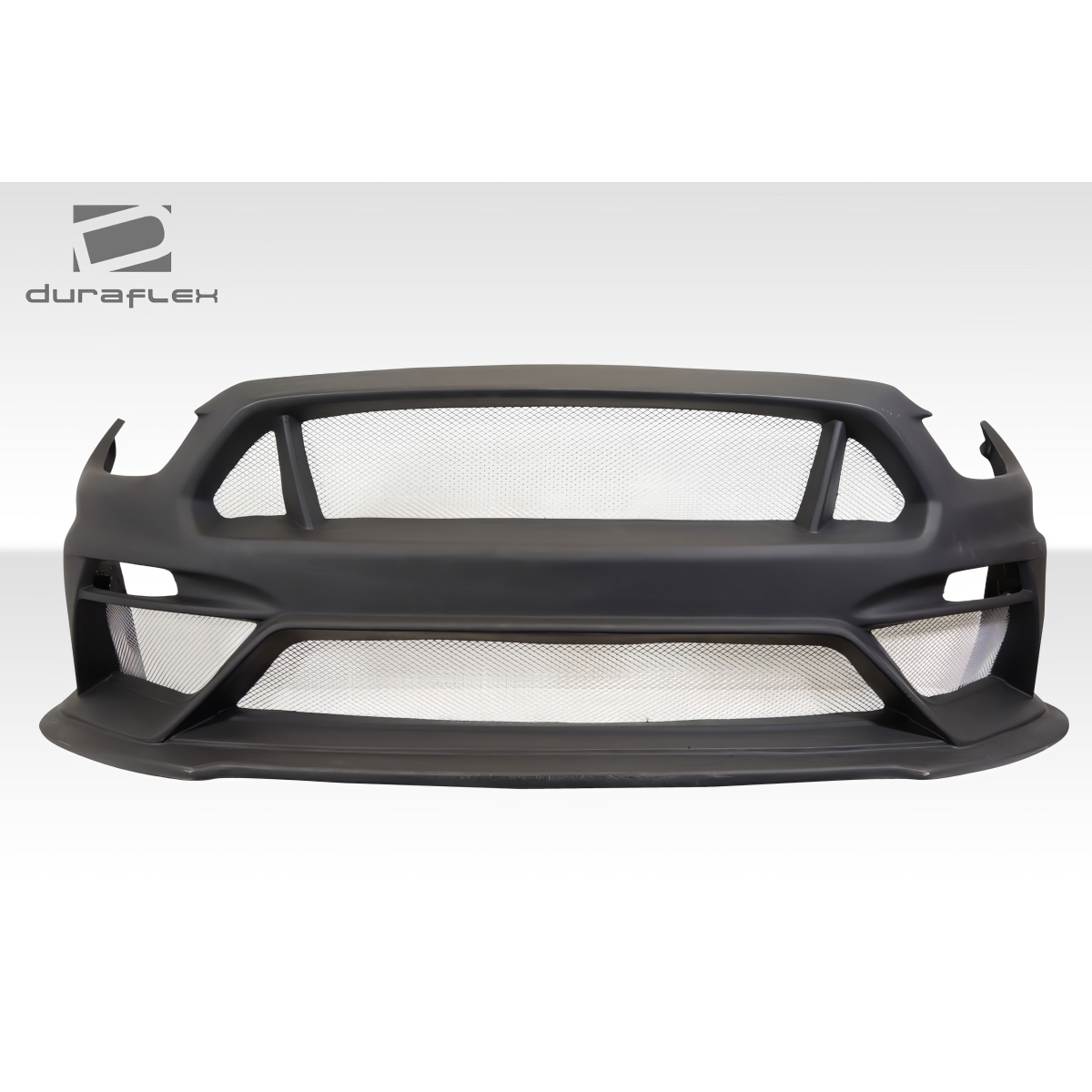 Modify your Ford Mustang 2015 with our Exterior/Front Bumpers or Lips - Front view of bumper at eye level angle