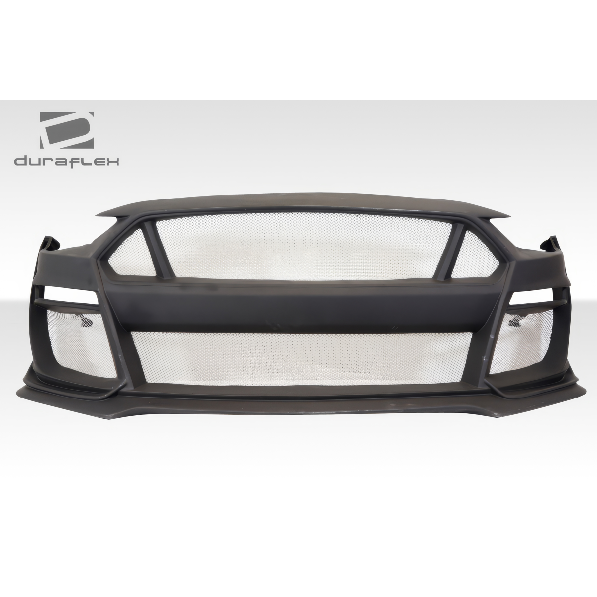 Modify your Ford Mustang 2018 with our Exterior/Front Bumpers or Lips - Front view of bumper part at a straight angle