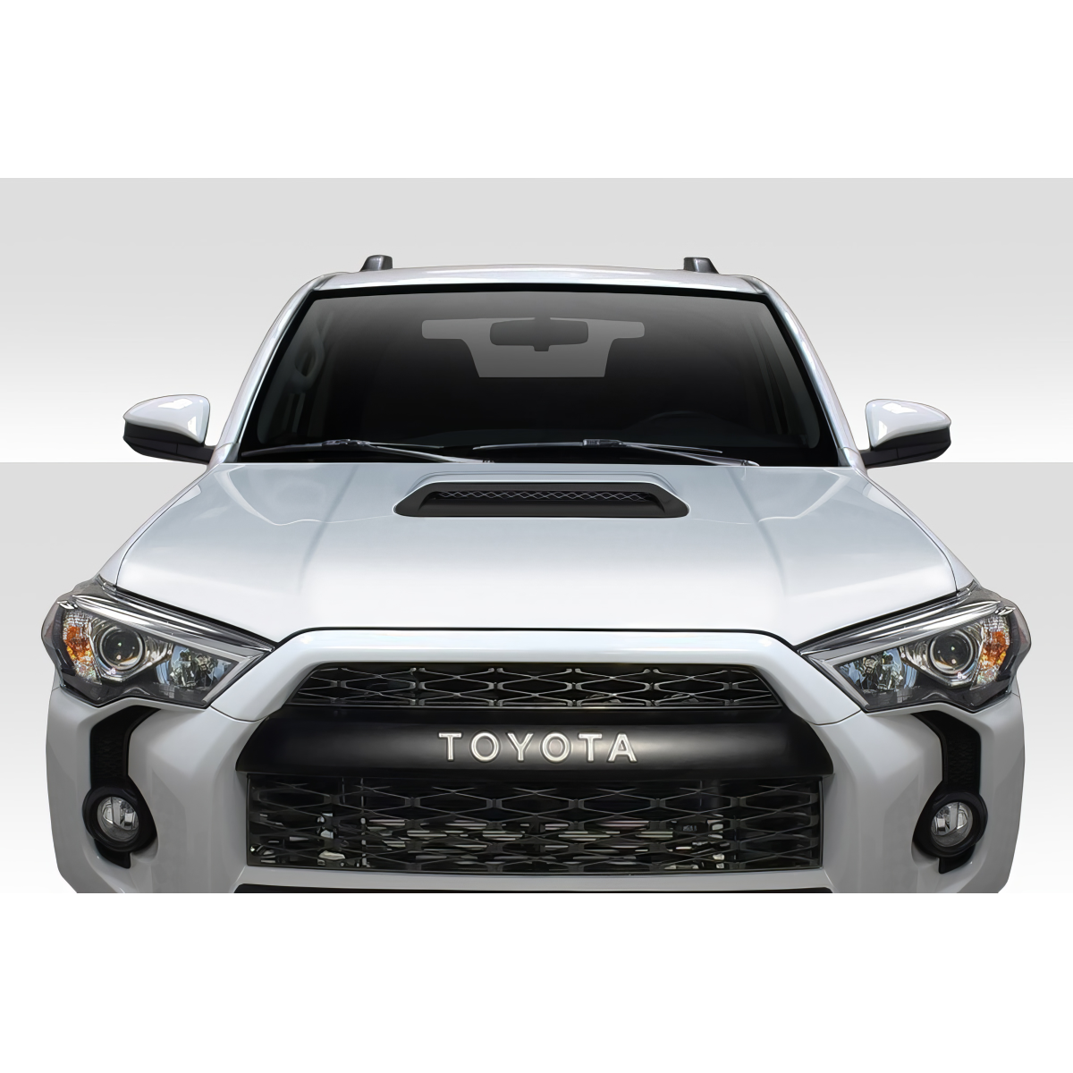 Modify your Toyota 4Runner 2010 with our Exterior/Hoods - Front view of Toyota 4Runner hood