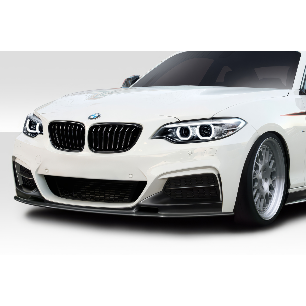 Modify your BMW 2-Series 2014 with our Exterior/Front Bumpers or Lips - Front angle view of BMW 2 Series car part