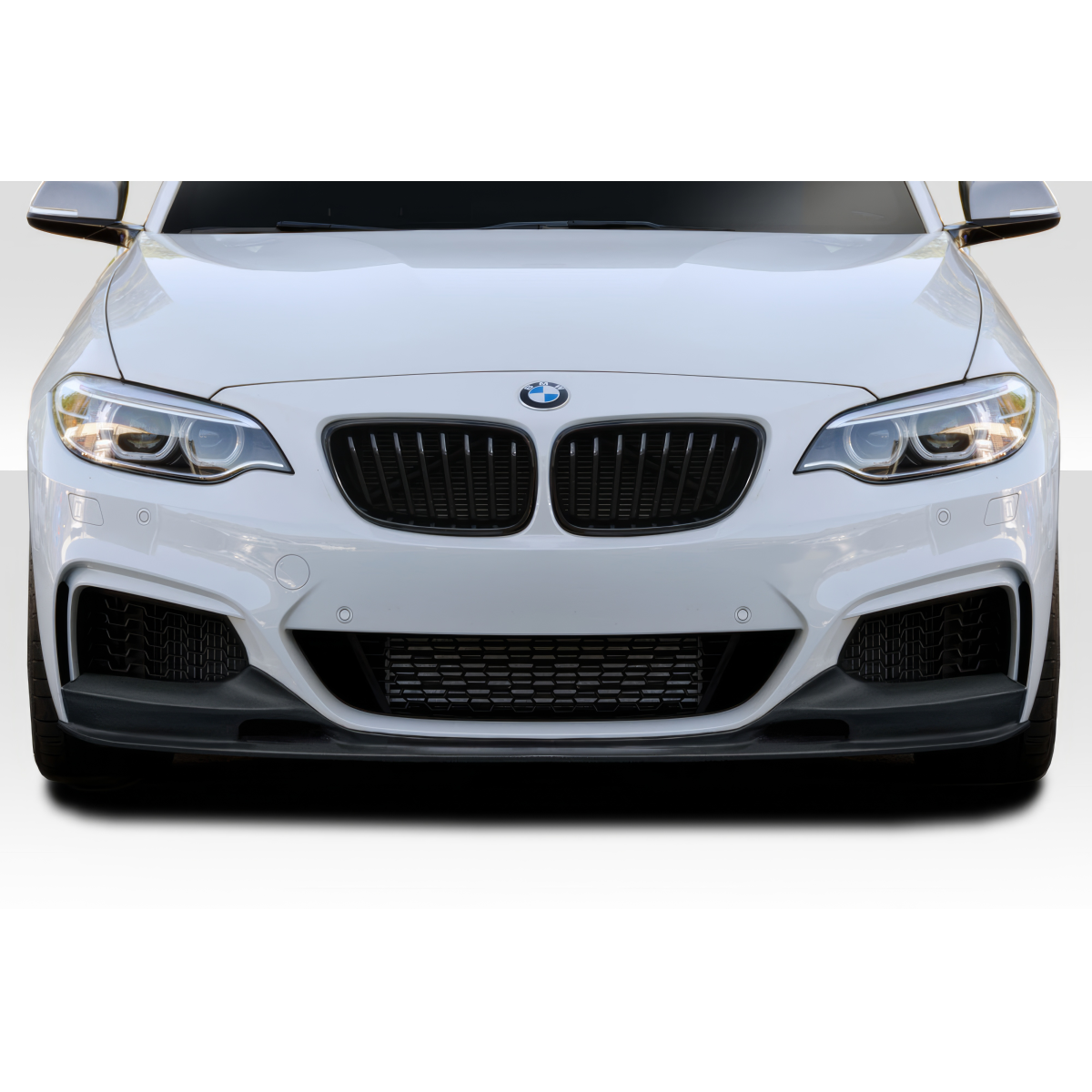 Modify your BMW 2-Series 2014 with our Exterior/Front Bumpers or Lips - Front view of vehicle at eye level