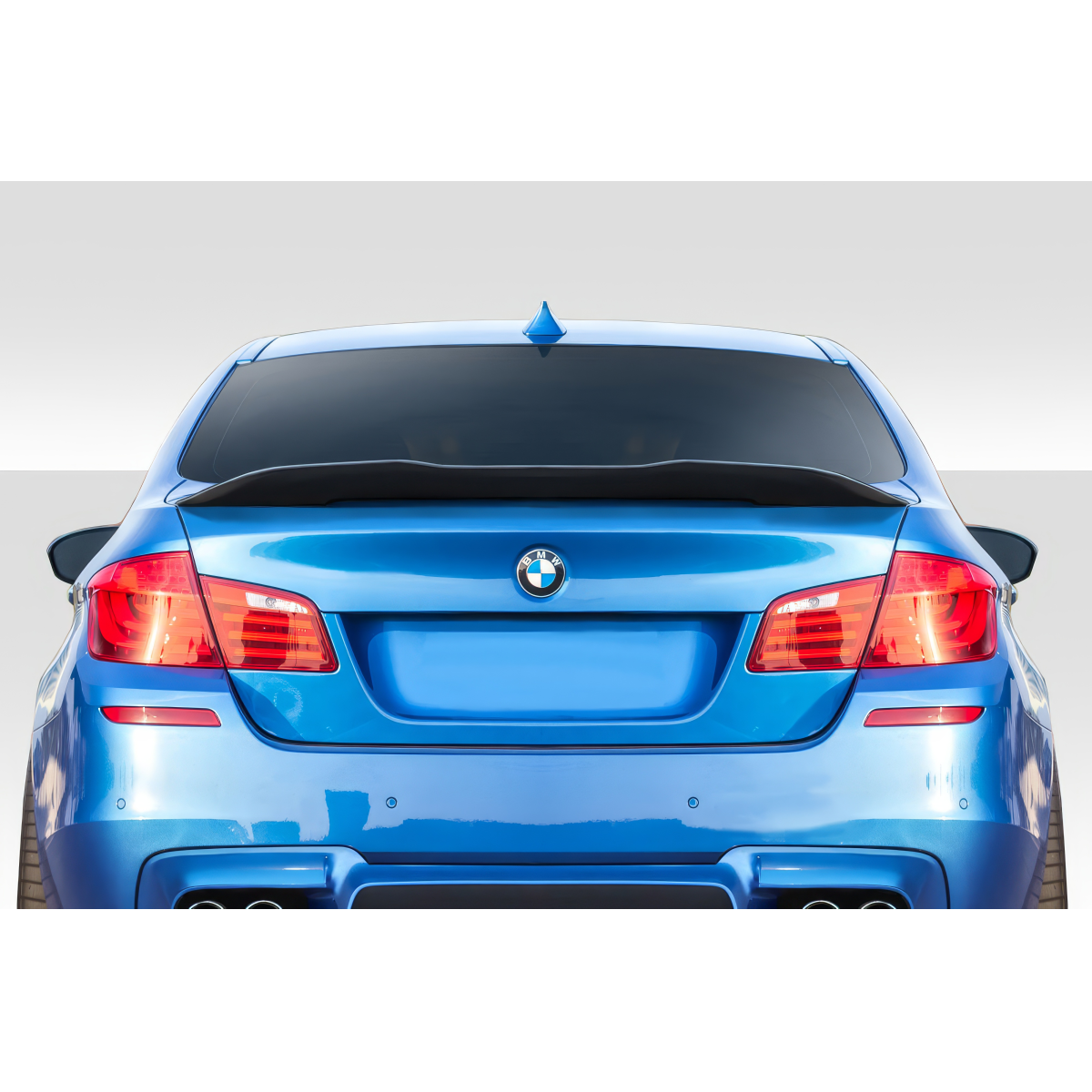 Modify your BMW 5-Series 2011 with our Exterior/Wings - The image shows the rear angle of the vehicle