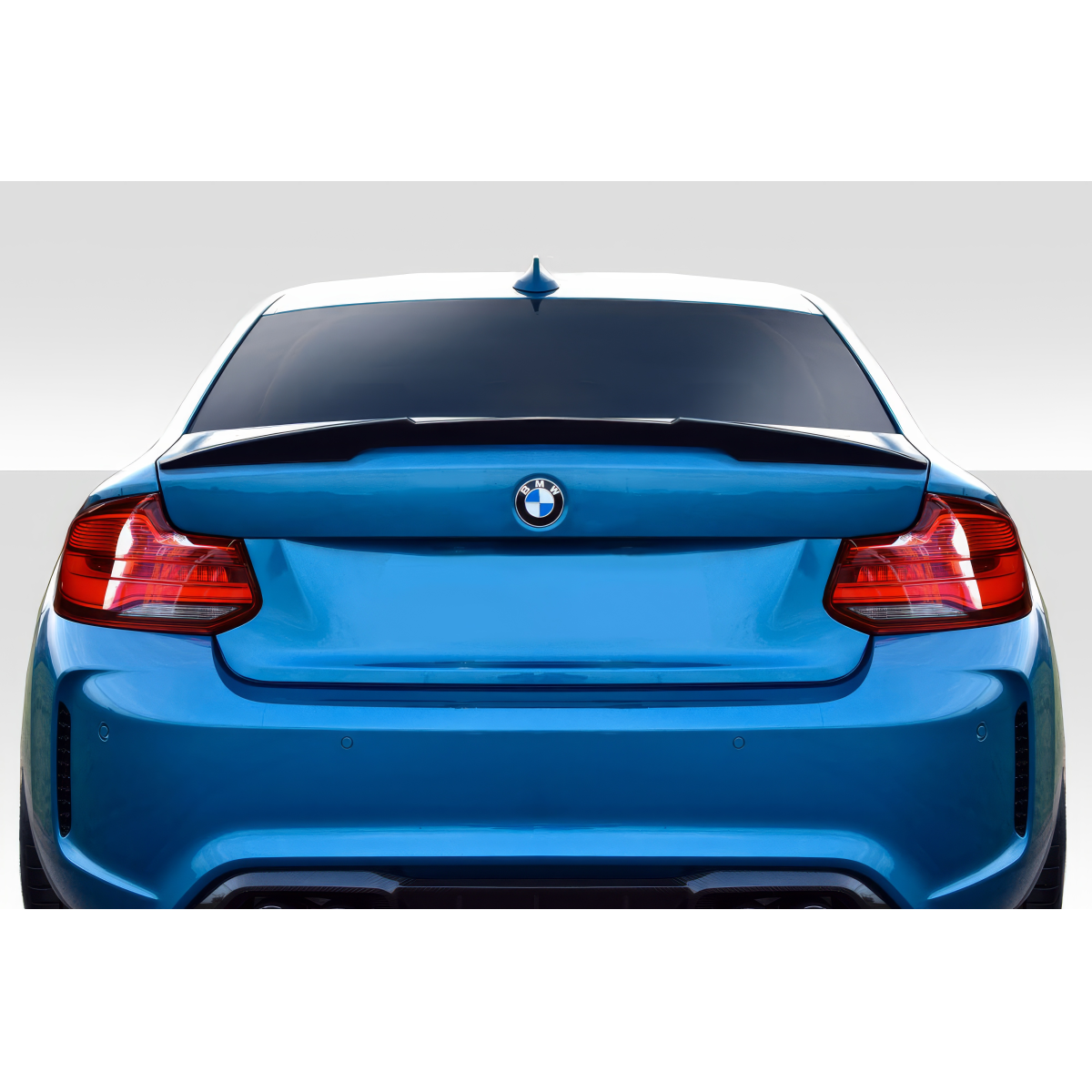 Modify your BMW 2-Series 2014 with our Exterior/Wings - Rear view at a straight angle