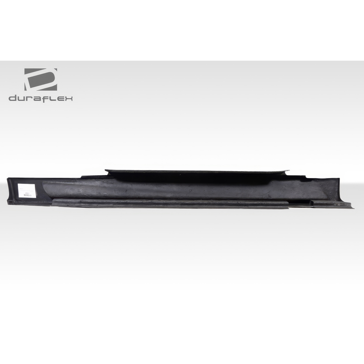 Modify your Mini Cooper 2002 with our Exterior/Side Skirts - Side view of part at a horizontal angle