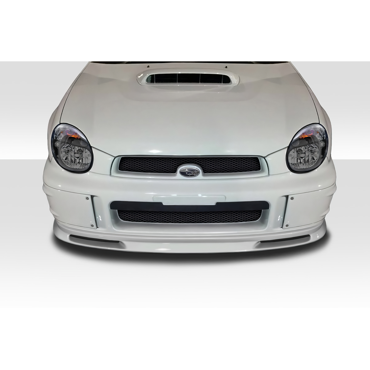 Modify your Subaru Impreza 2002 with our Exterior/Front Bumpers or Lips - Front view of the bumper part from straight ahead