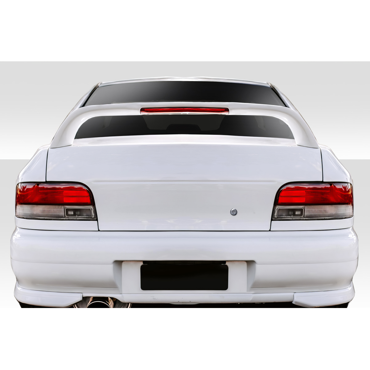 Modify your Subaru Impreza 1993 with our Exterior/Wings - Rear view angle of the vehicle