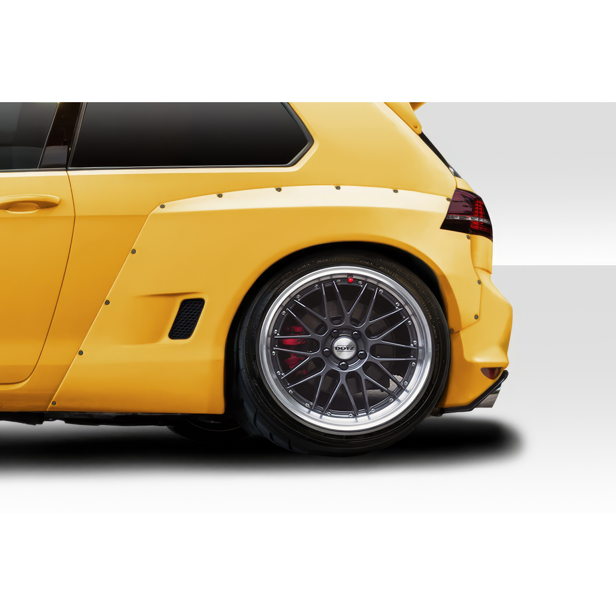 Modify your Volkswagen Golf 2015 with our Exterior/Fenders - The image shows a rear view angle of the car