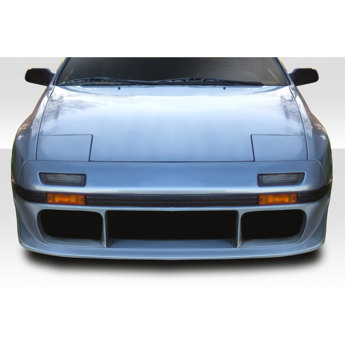 Modify your Mazda RX-7 1986 with our Exterior/Front Bumpers or Lips - Frontal view of the front bumper