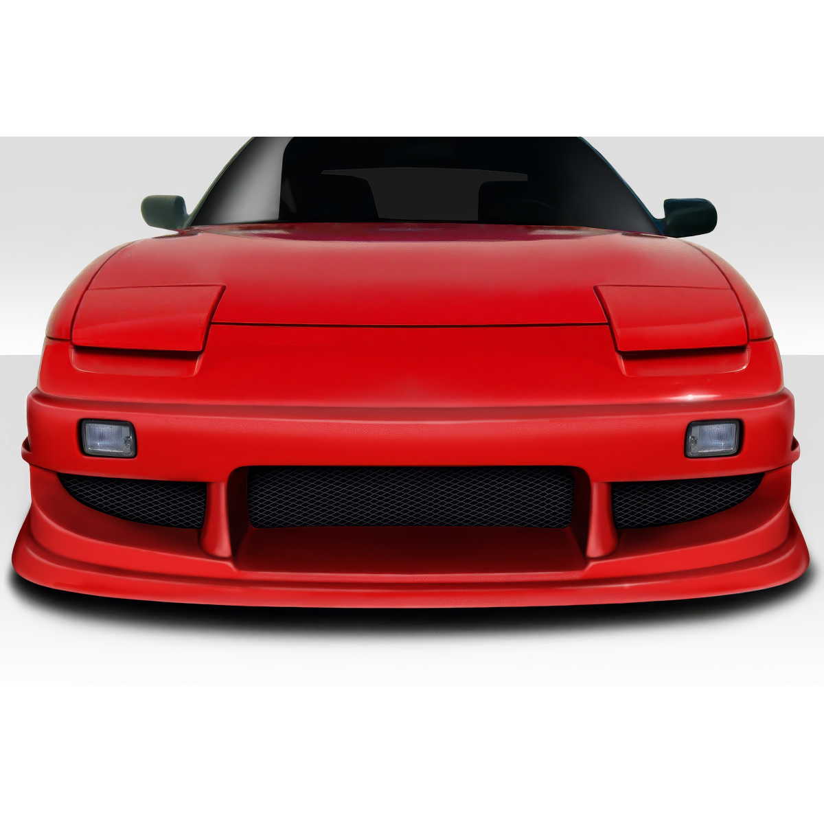 Modify your Nissan 240SX 1989 with our Exterior/Front Bumpers or Lips - Front view of the bumper at eye level