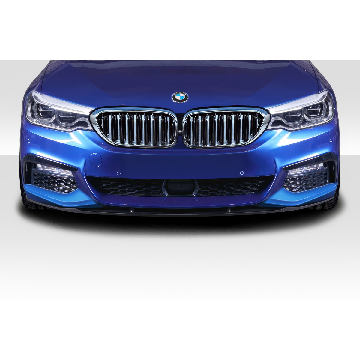 Modify your BMW 5-Series 2017 with our Exterior/Front Bumpers or Lips - Front view of a BMW 5 Series performance front lip