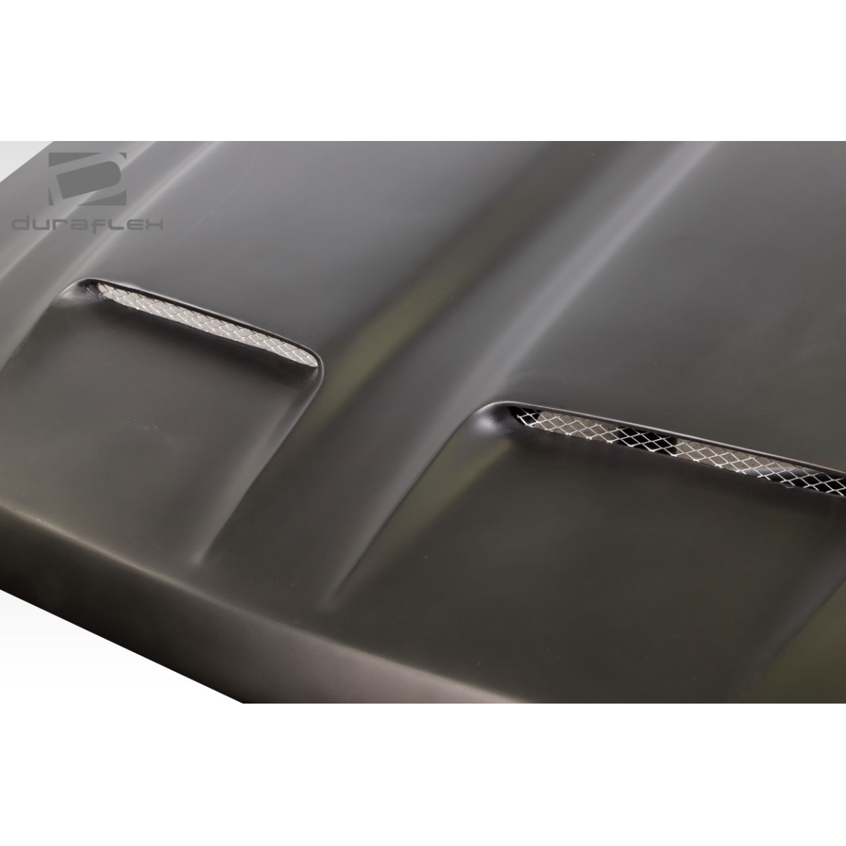 Modify your Chevrolet Silverado 2016 with our Exterior/Hoods - Top down view of the hood at a slight angle