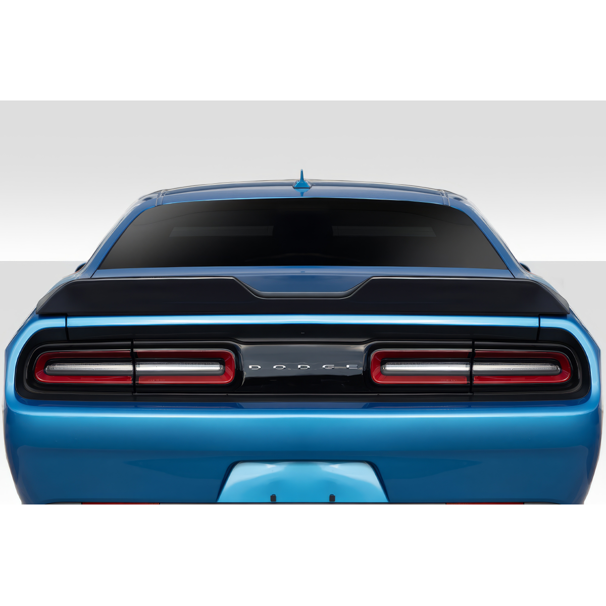 Modify your Dodge Challenger 2008 with our Exterior/Wings - Rear view of the vehicle at eye level