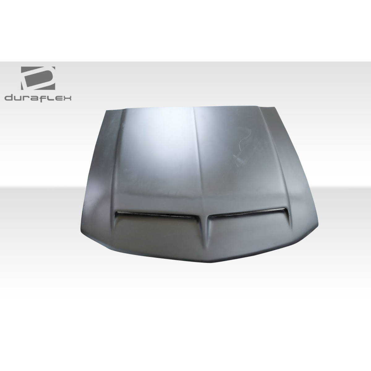 Modify your Ford Mustang 2005 with our Exterior/Hoods - Angled view of a Ford Mustang hood part