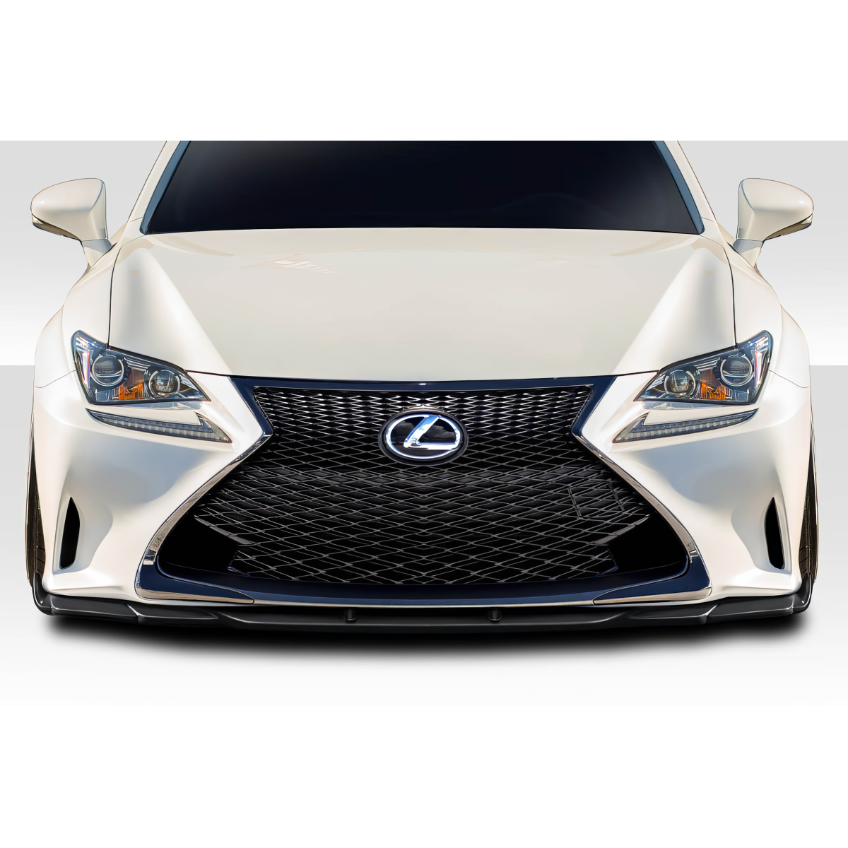 Modify your Lexus RC 2014 with our Exterior/Front Bumpers or Lips - Front view of a car at eye level