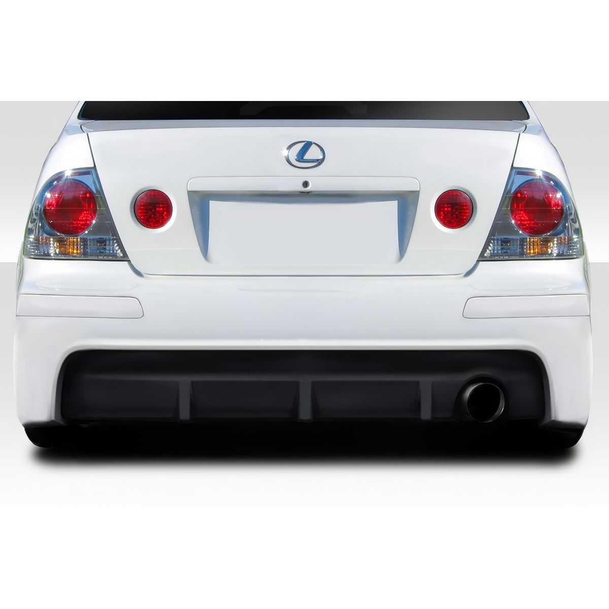 Modify your Lexus IS Series 2000 with our Exterior/Diffusers - Rear angle view of the Lexus IS300 diffuser