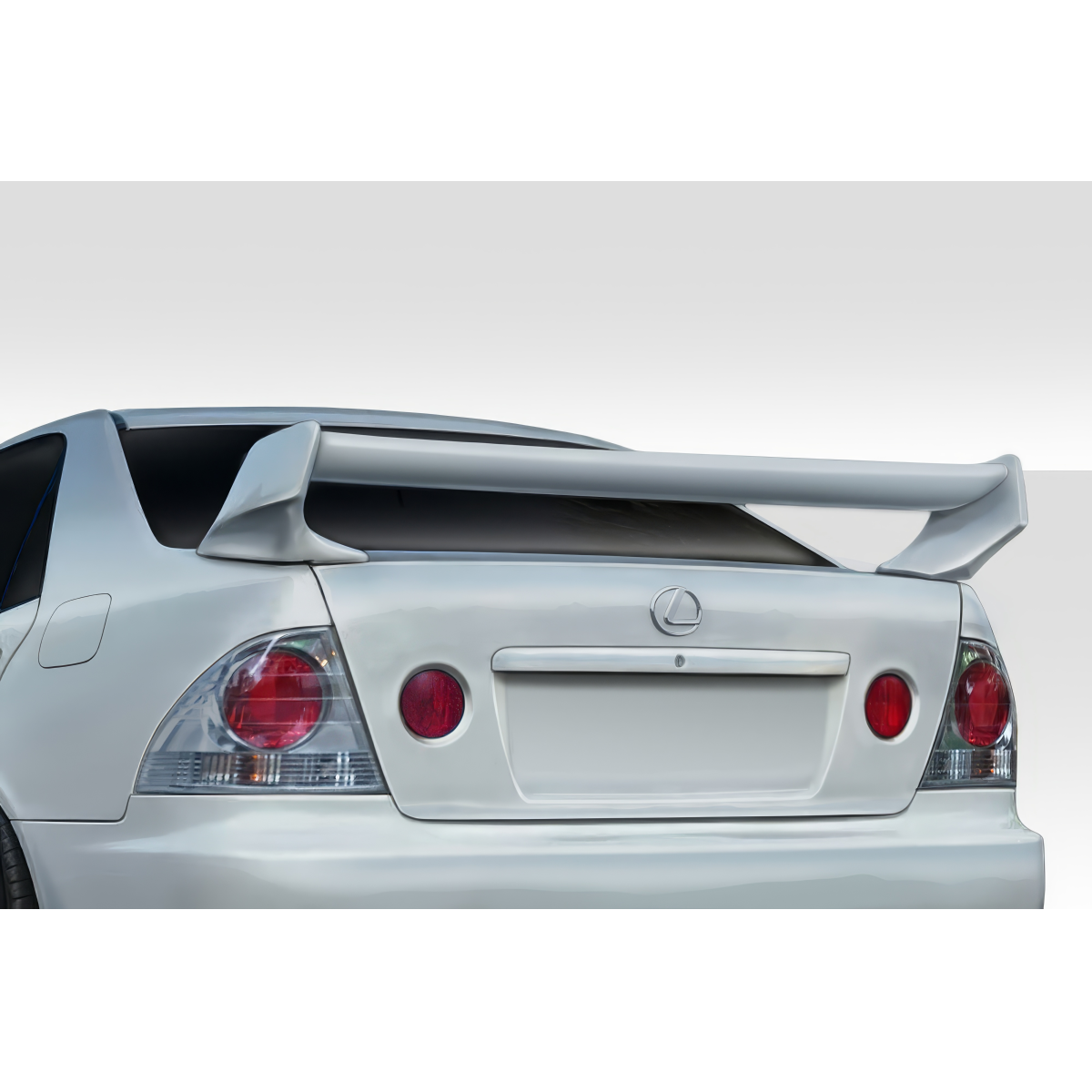 Modify your Lexus IS Series 2000 with our Exterior/Wings - Rear view angle of the rear wing spoiler