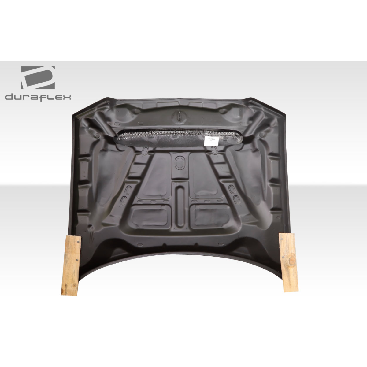 Modify your Dodge Charger 2011 with our Exterior/Hoods - Top view of the hood at a flat angle