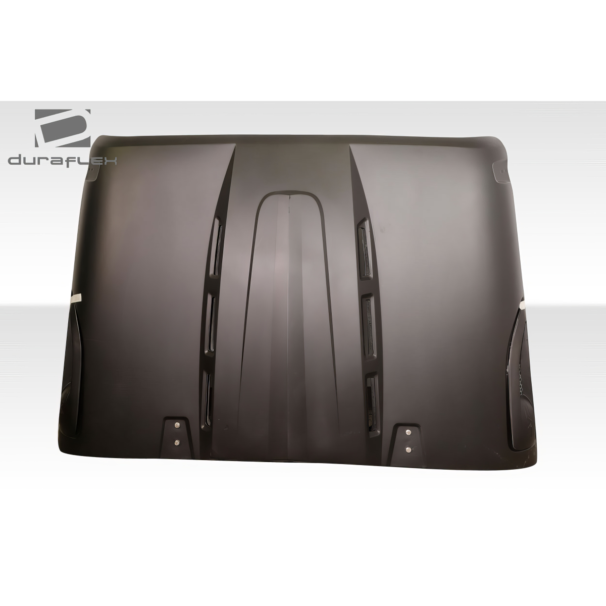 Modify your Jeep Wrangler 2007 with our Exterior/Hoods - Top down view of hood at a flat angle